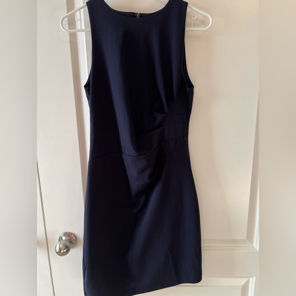 Express Dark Blue Business Dress